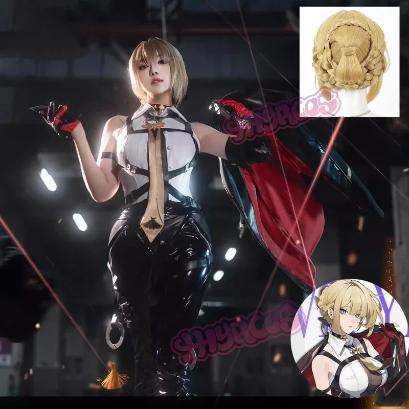 

Игра Zenless Zone Zero Chevalier Косплей Костюм Парик Обувь Реквизит Звезды Лиры Эвелин Женский наряд для Хэллоуина dl;1