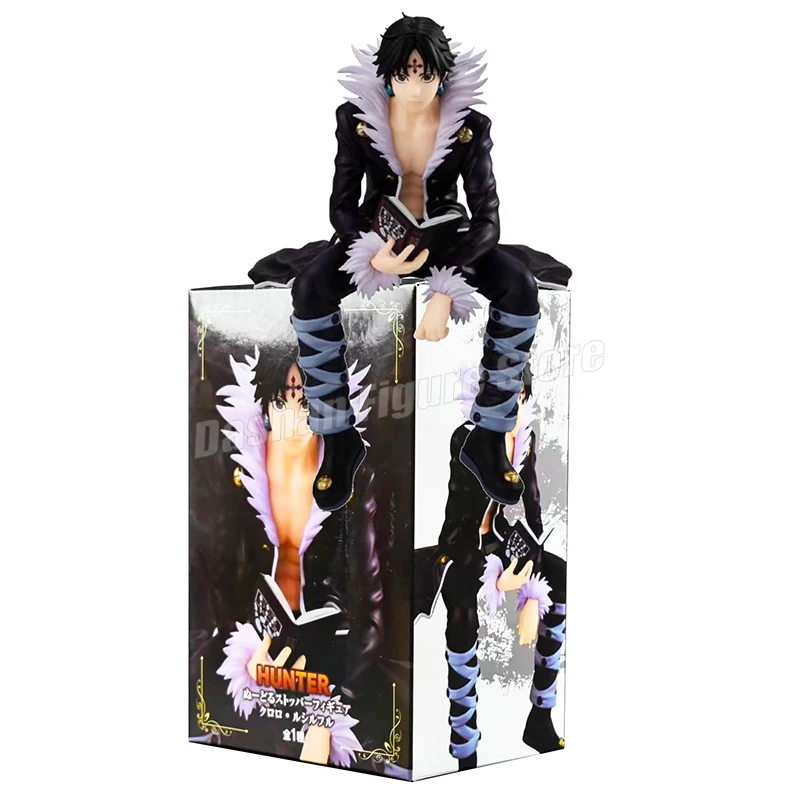 14cm Phantom Troupe Chrollo Action Figure Hunter×Hunter Noodle Stopper Kurapika Figures Model Toys PVC Collection Car Ornaments