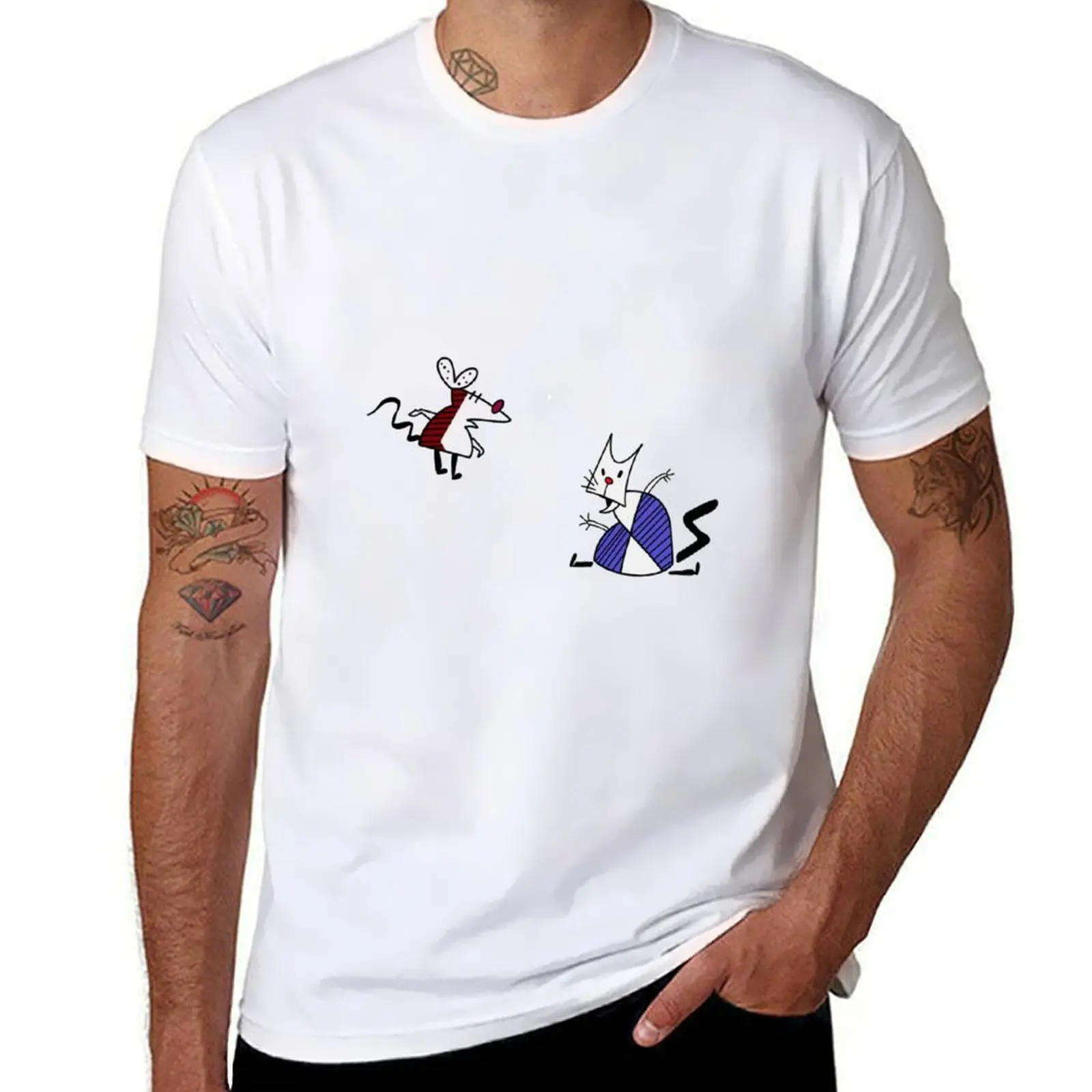

Worker and Parasite! - Itchy and Scratchy T-Shirt man t shirt summer t shirt man casual T-Shirt
