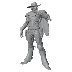 Figura miniatura resina vaquero 1/24 sin pintar 75 mm coleccionismo