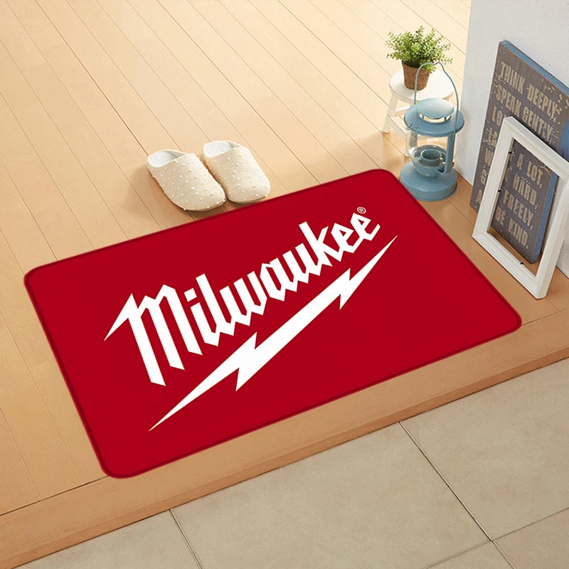 Living Room Rugs B-Milwaukees Foot Carpets Entrance Doormat Floor Carpet Anti Slip Mat House Kitchen Rug Hallway Tool Box Mats