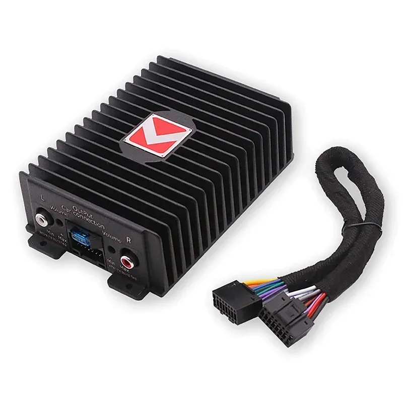 Car DSP Amplifier Hi-Fi Booster Audio Digital Sound Processors 4*80W for Android Speaker Subwoofer Power Car Radio Stereo