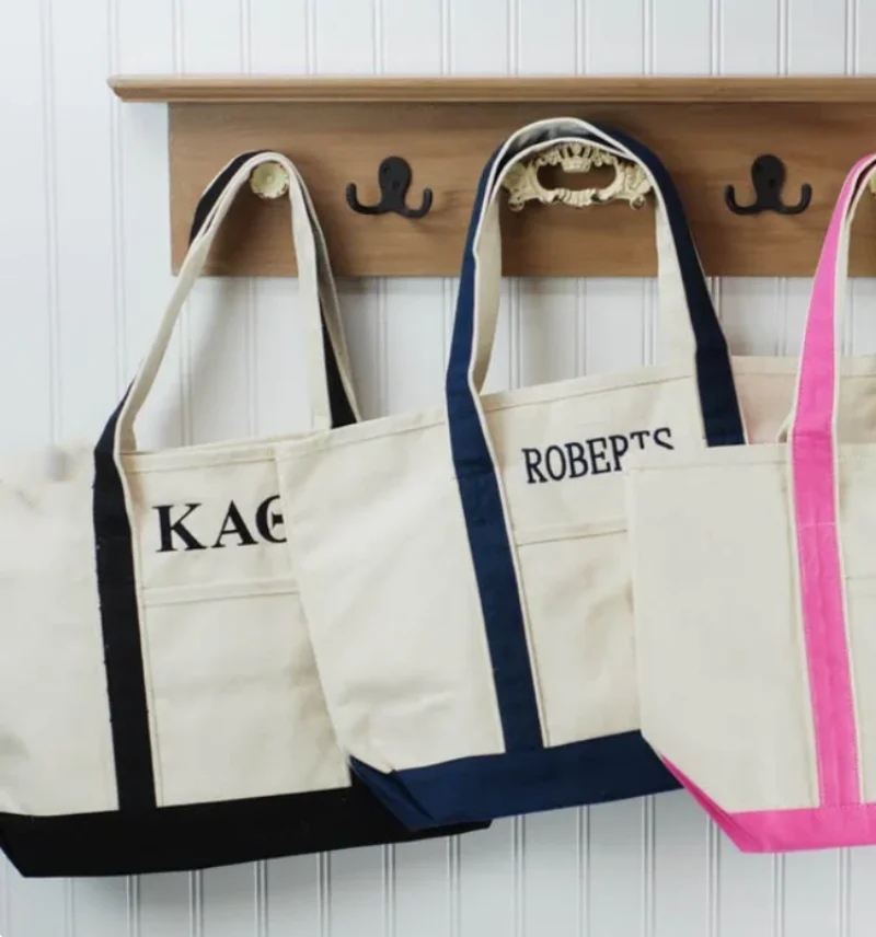 Gepersonaliseerde Canvas Tas, Eenvoudige Katoenen En Linnen Canvas Tas, Milieuvriendelijke Tas, Draagbare Boodschappentas