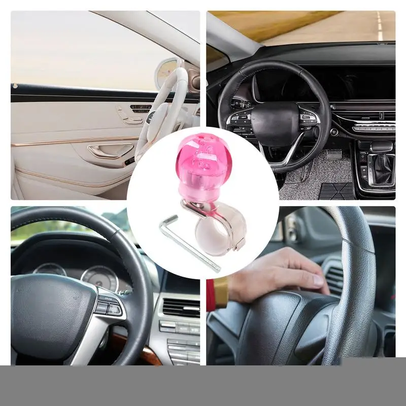 Steering Wheel Spinner Knob Booster Ball Knob For Auto Driving Driving Helper Steering Wheel Tool For RVs Sedans SUVs And Trucks