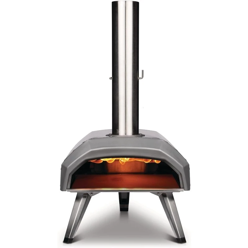 Outdoor Pizza Oven Portable Wood and Gas Fired Pizza Oven with Pizza Stone Outdoor Oven Woodfired