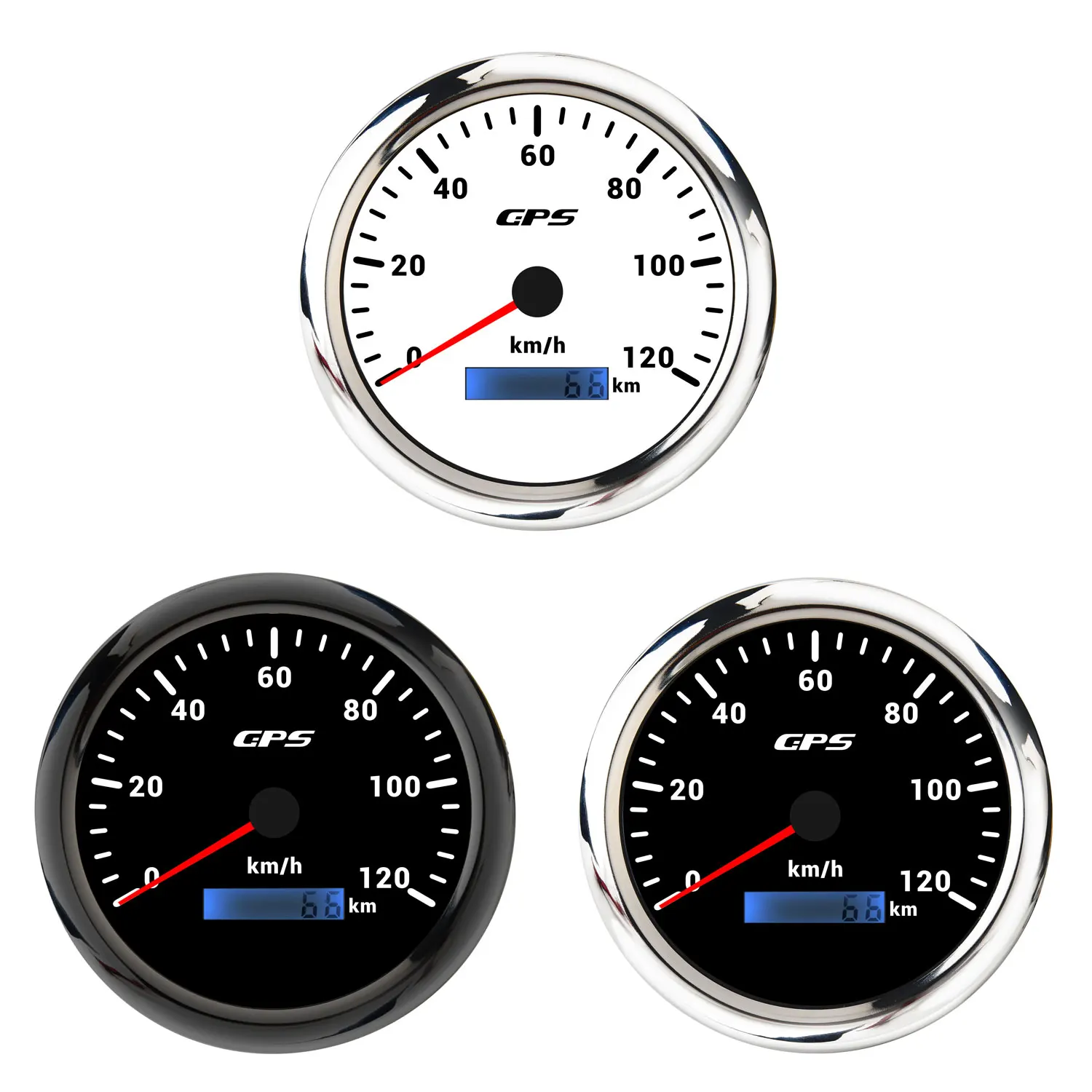 

120 км/ч, 110 мм, GPS-спидометр с антенной, 7 цветов, одометр света для автомобиля, лодки, 9-32 В ﻿