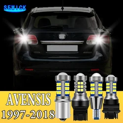2pcs LED Reverse Light Backup Bulb Accessories For Toyota Avensis T22 T25 T27 1997-2018 2008 2009 2011 2012 2013 2014 2015 2016