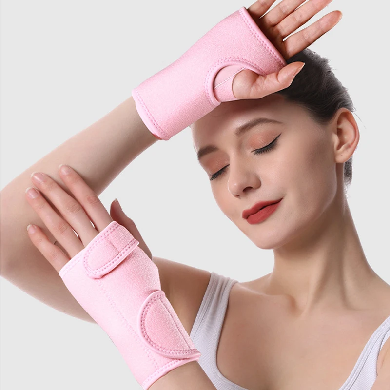 

New tendon sheath wrist guard palm guard fixed wrist strap breathable adjustable anti-sprain fixed wrist steel plate wrist guard