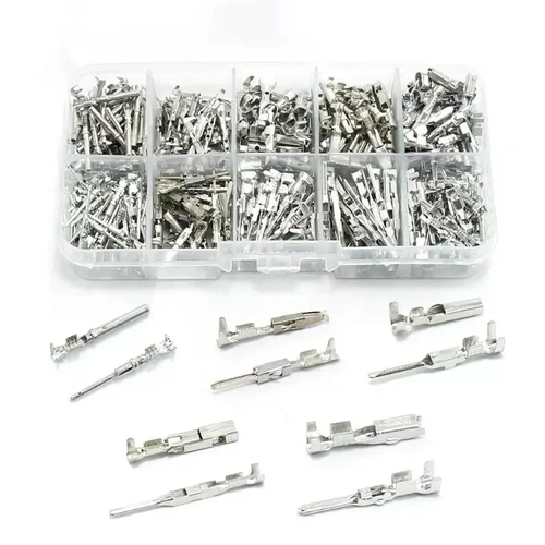 Imagen 2 del producto ELECTRAPICK 290 Uds. Conectores planos, terminales de Cable, terminales de Cable, conectores surtidos, juego de terminales de conector de Cable en caja para coches