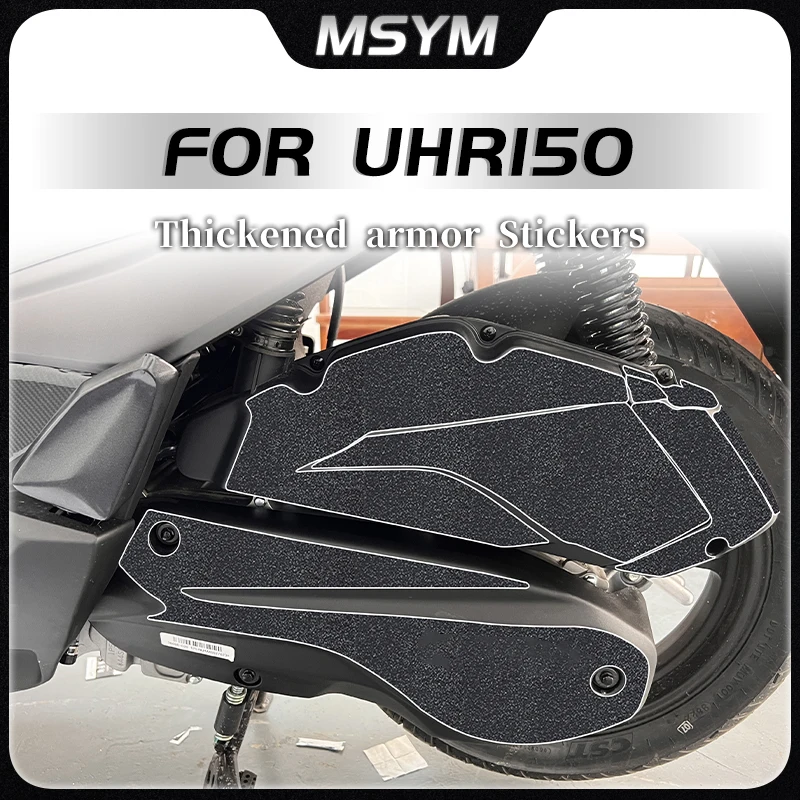 

For HAOJUE UHR150 UHR 150 uhr 150 Thickened armor body modification fuel tank decal sticker film accessories