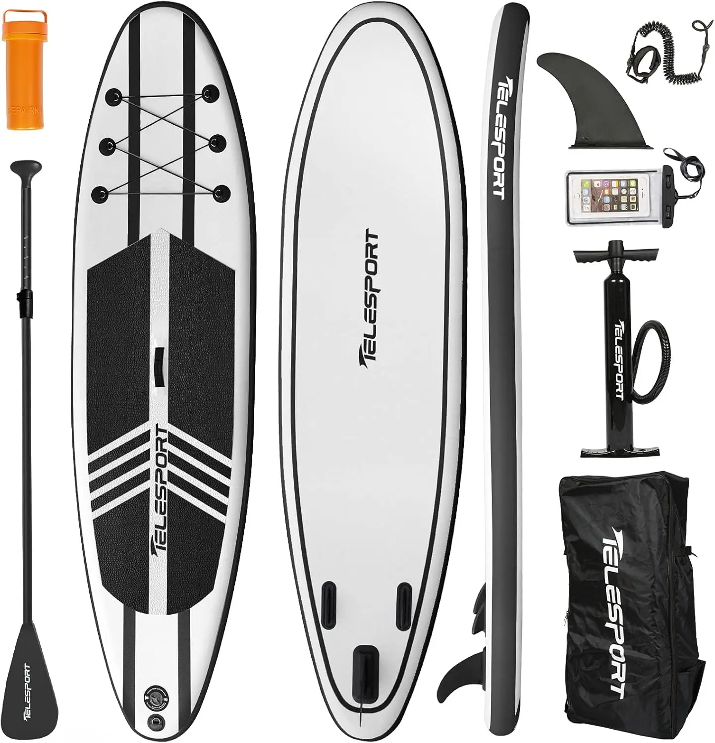 

Paddle Board Inflatable Stand Up Paddleboard for Adult, Blow Up SUP Board, 350lbs Weight Capacity with Accessories