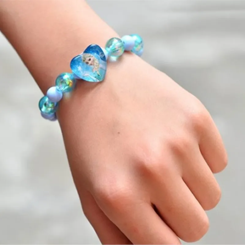 Cartoon Frozen 2 Elsa Anna Princess Wrist decoration Kawaii Figure Wristand Wear Toys Cute Girl Christmas Gift image 3