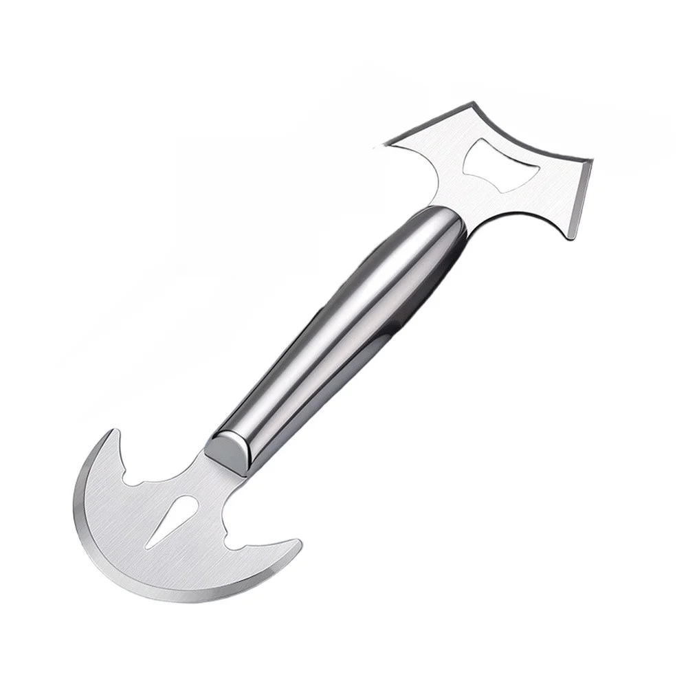Stainless Steel Kitchen Scraper with Bottle Opener and Anti-Slip Handle for Reliable Grip During Wet Conditions