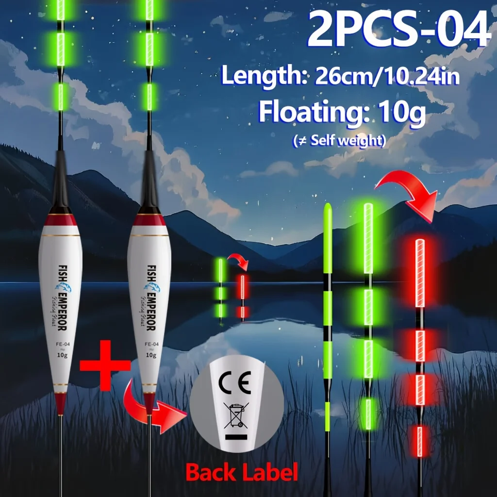 Flotador electrónico Bite Float con LED – Cambio de color para carpa - imagen 4