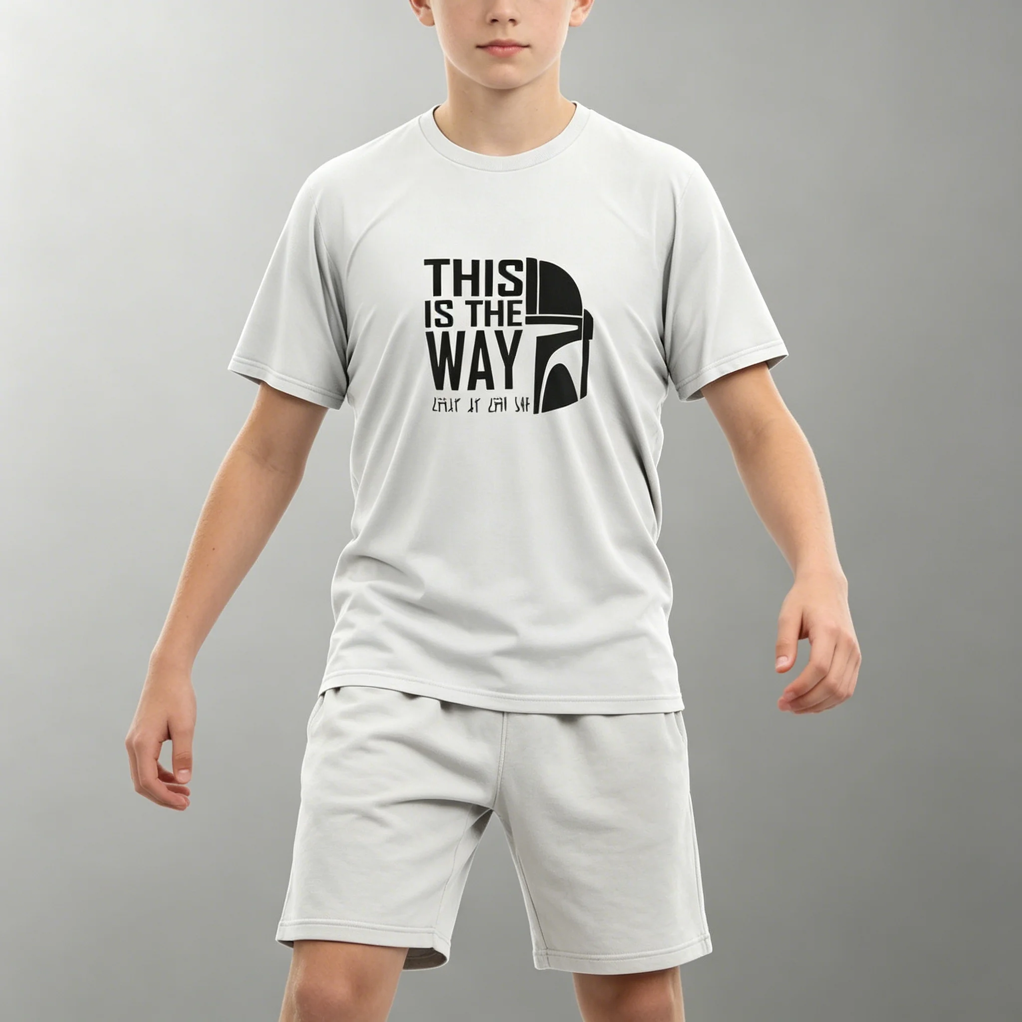 Camiseta para hombre y mujer, camiseta para niños y niñas, camisetas de algodón para adultos y niños, camisetas Mandalorian This Is The Way Star Wars