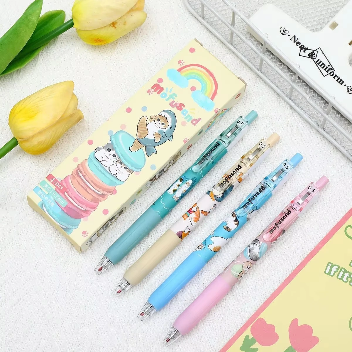 4 stuks Mofusand creatieve sch - Anime Merchandise Types recensie en prijs