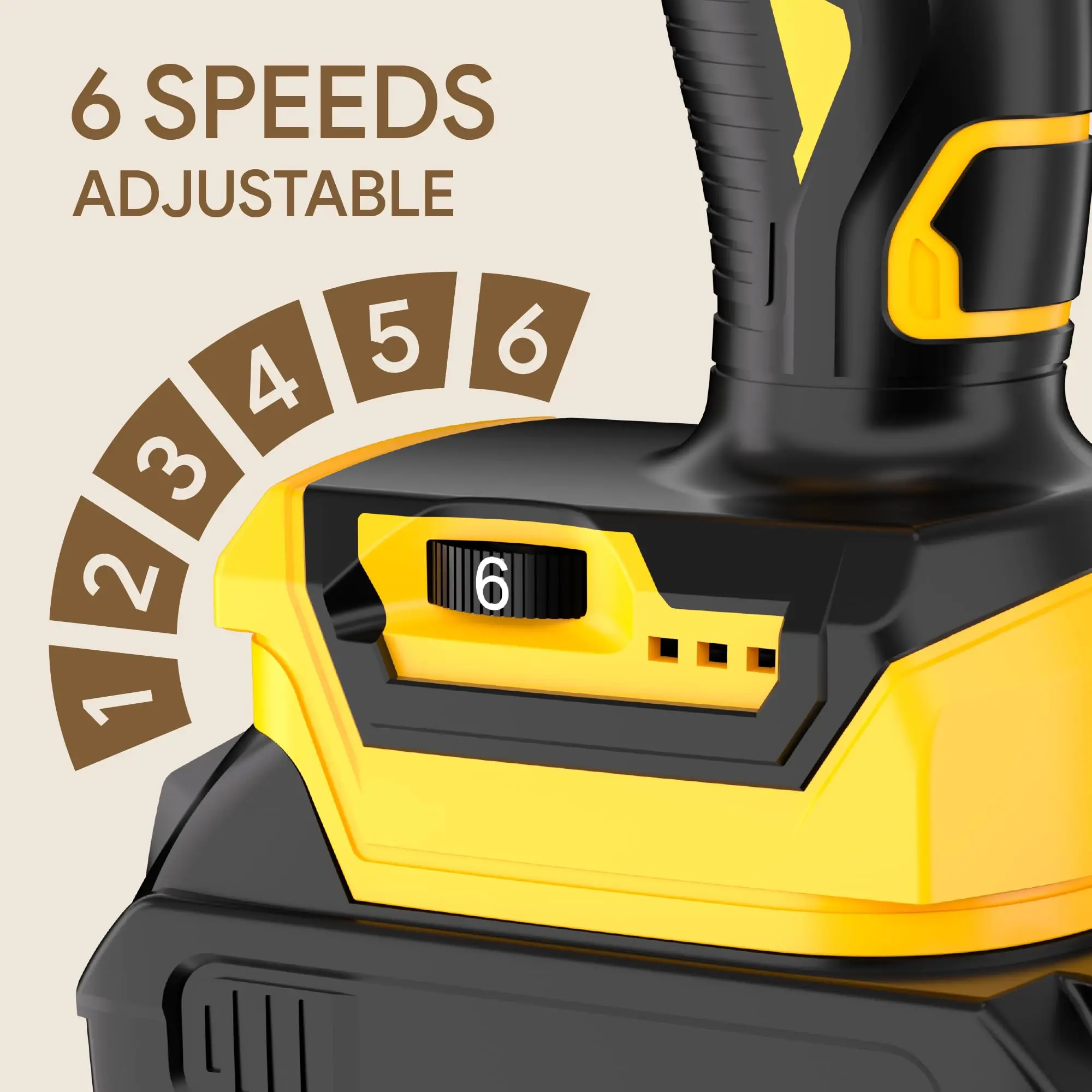 For Dewalt 20V 18V Battery Cordless Caulking Gun Glass Electric Silicone Gun 6 Adjustable Speed with LED Light Adhesive Gun Tool