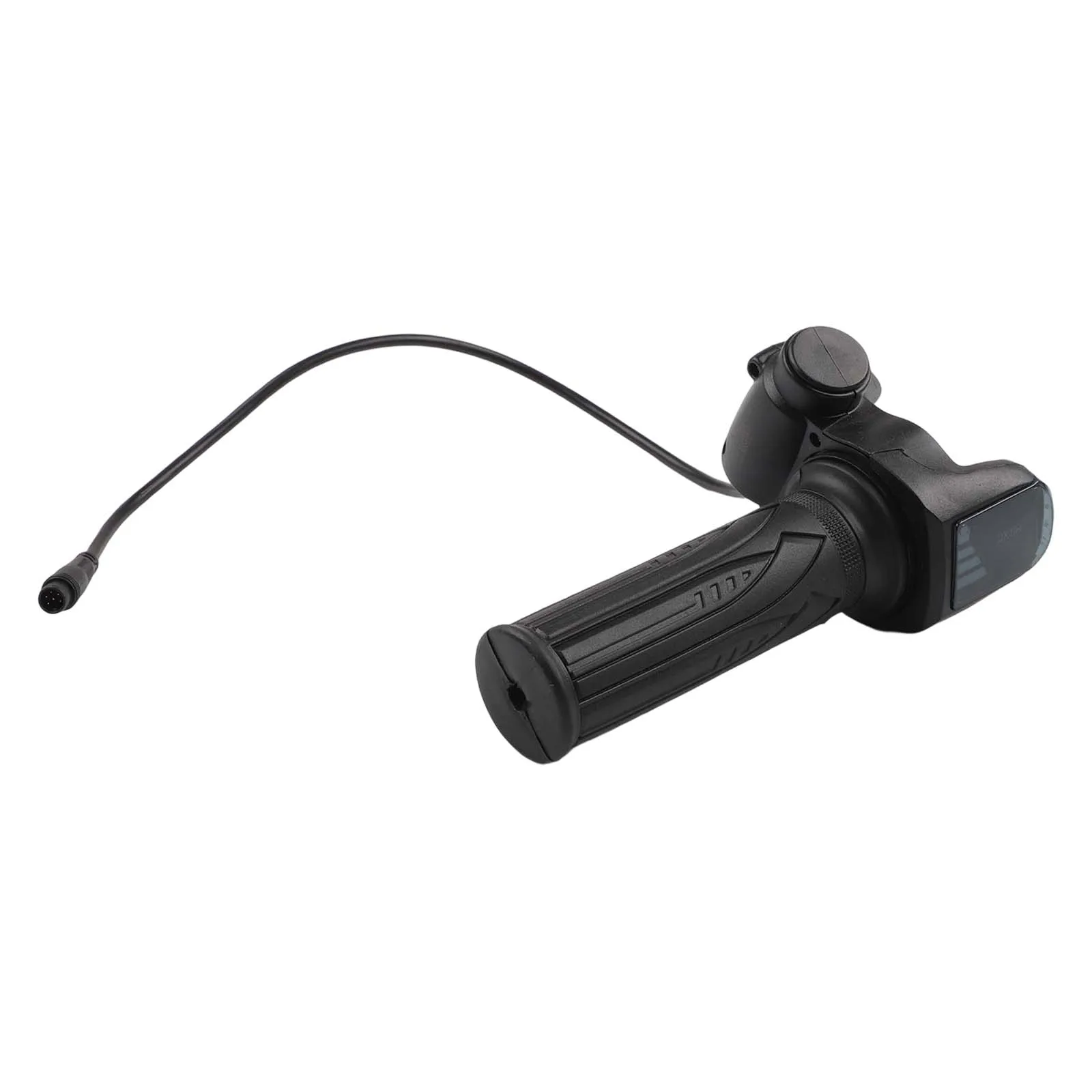 Throttle Grip for Electric Scooter with NFC Card 48V and 6pin Waterproof Interface Real Time Voltage Display for Safe Riding
