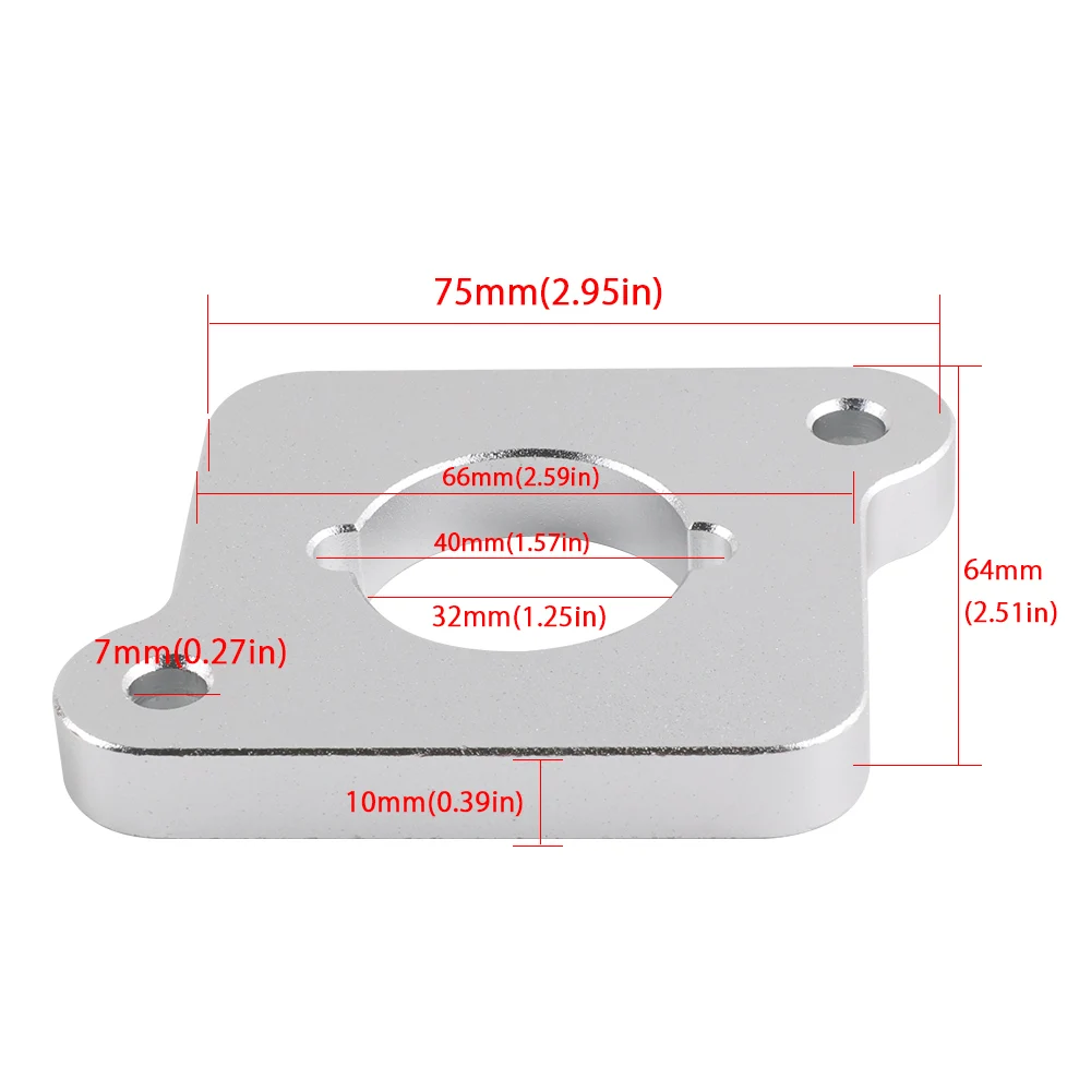 Placas adaptadoras de conversión de bobina esmerilada 2,0 TFSI para Audi B5, S4, C5, A6, Allroad 2,7 T Quattro