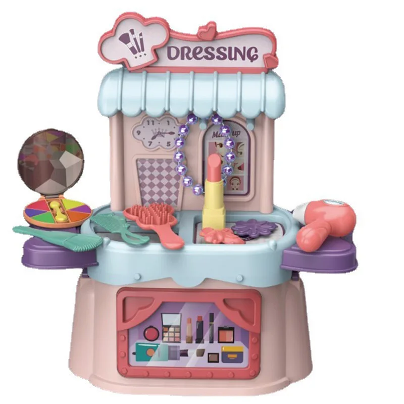 Kitchen utensils toy candy store doctor pet supermarket simulation food kitchen cooker pan pan children pretend to play with dol