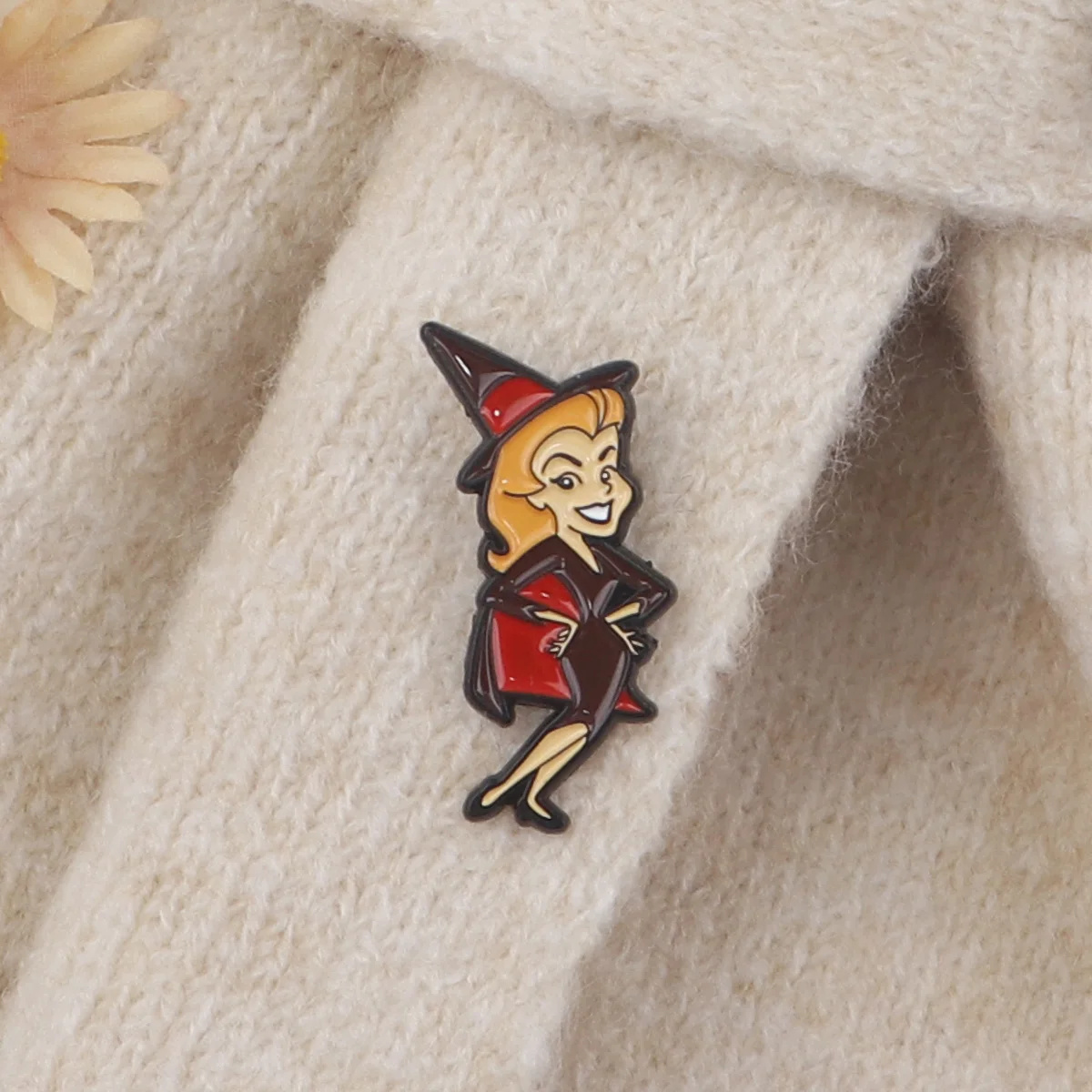 Halloween Hexe Sammlung Emaille Anstecknadel Abzeichen Pins Hüte Kleidung Rucksack Dekoration Schmuck Accessoires Geschenke für Freunde – Detail 6