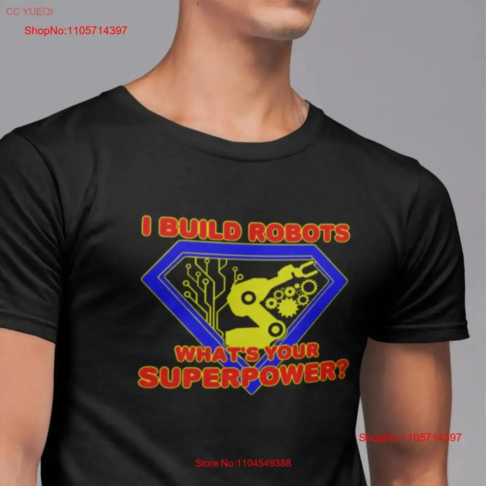 I Build Robots What's Your Superpower T Shirt Robotics Engineering High School Technology STEM FRC First Competition vintage