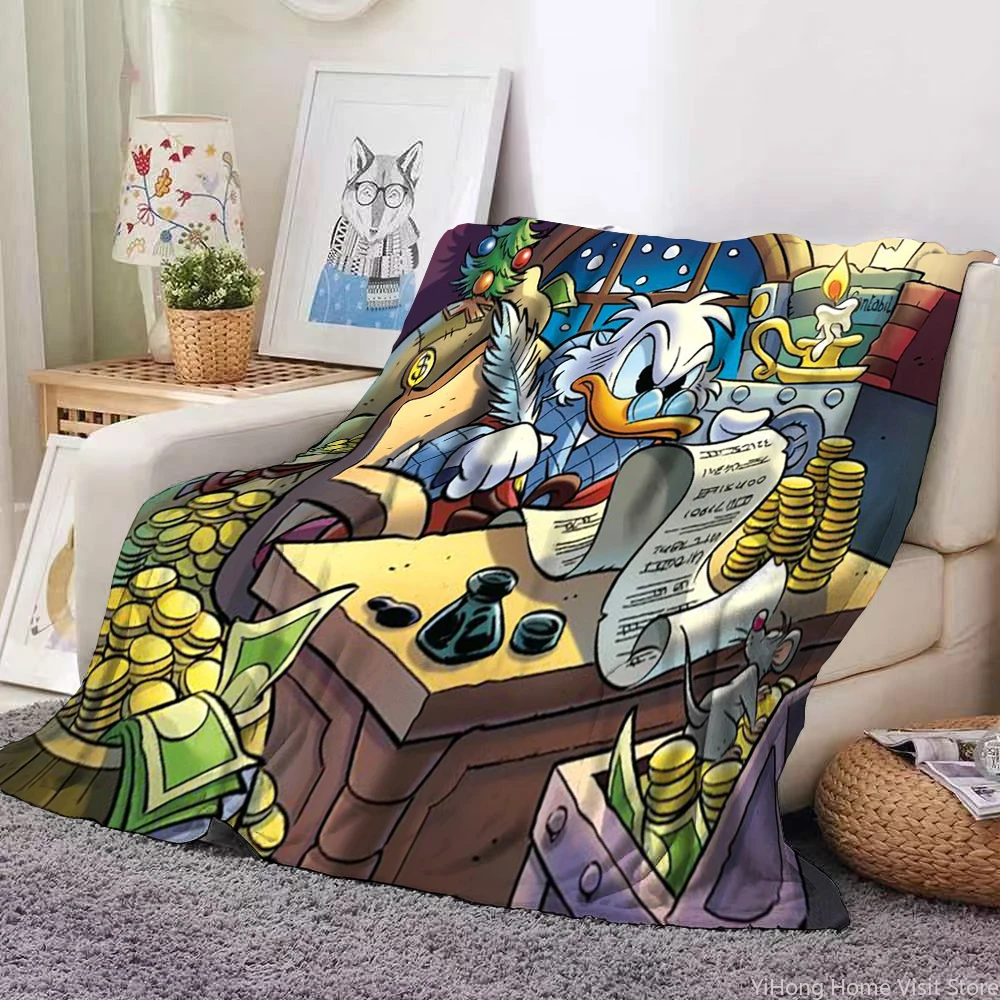 Donald Duck HD Print Blanket.Cute,Soft and Comfortable,Nap,Travel,Work,Living Room,Bedroom,Chair,Sofa,Picnics,Blankets,Gift.