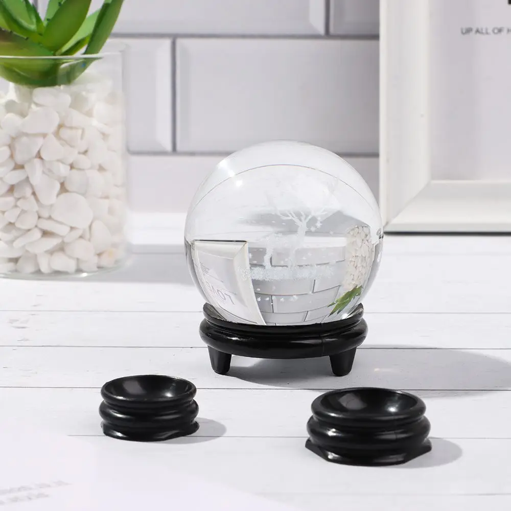 Crystal Ball Stand Display Holder Ball Base For Soccer Volley Ball Football Rugby Glass Sphere Stand Home Decoration Crafts Gift