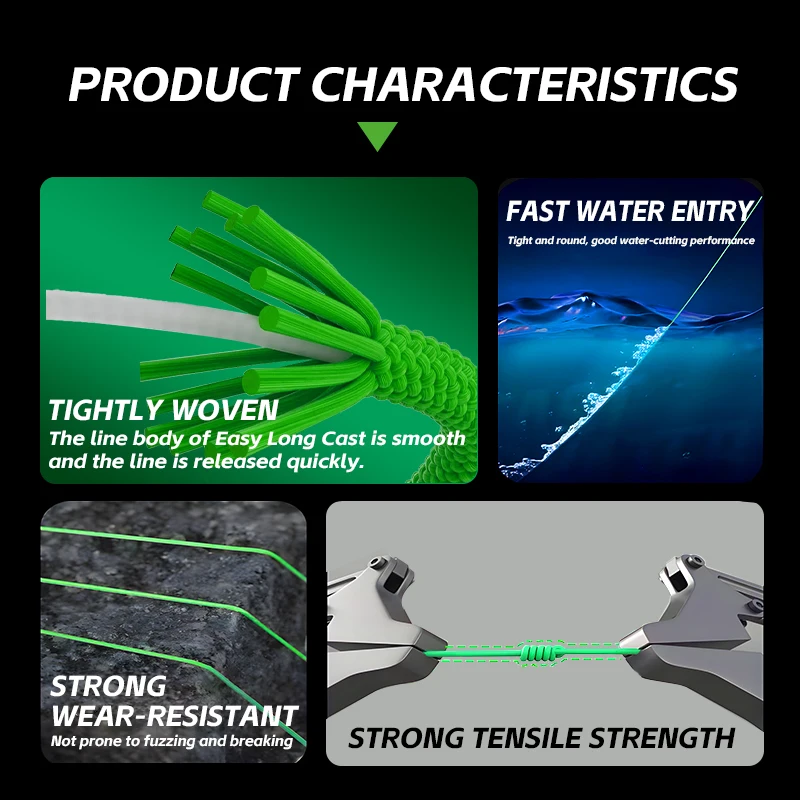 YGKX-sedal de Pesca trenzado de 16 hebras, multifilamento de Pesca, 100/150/200/300/500M, alambre de carpa, línea principal de PE resistente a la abrasión japonesa - imagen 2