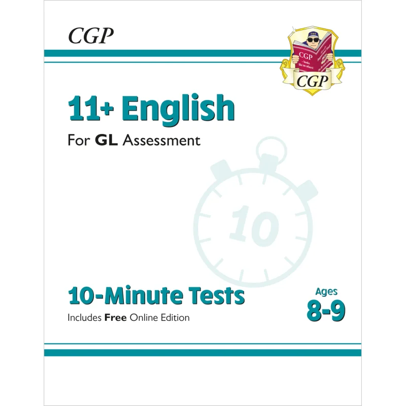 11 GL 10Minute Tests English  Ages 89 With Online Edition CGP Books Coordination Group Publications 9781789082159 Book