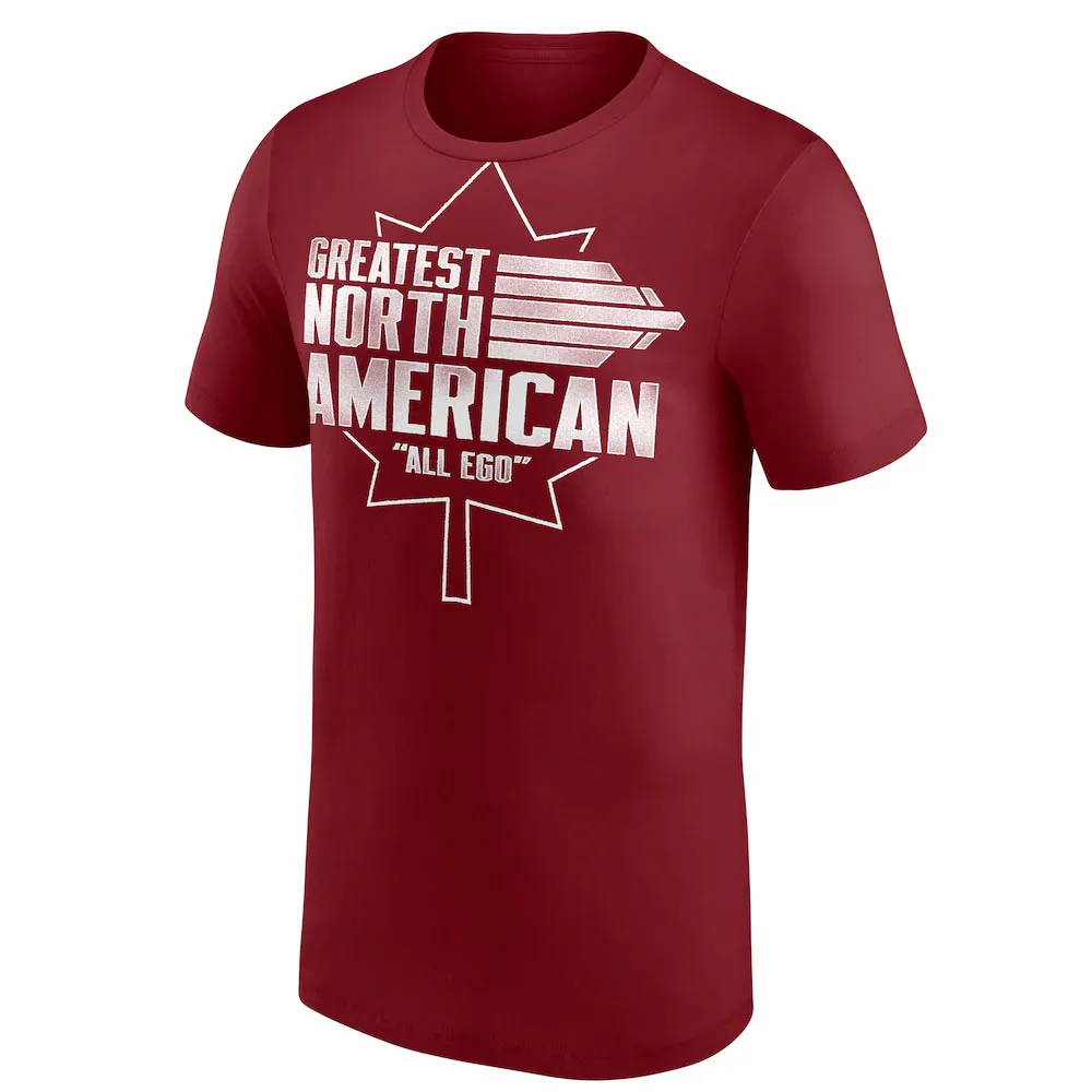 الرجال الأحمر إيثان صفحة أعظم أمريكا الشمالية تي شيرت المصارعة الشهيرة المنافسة الصيف النساء تي شيرت بلايز