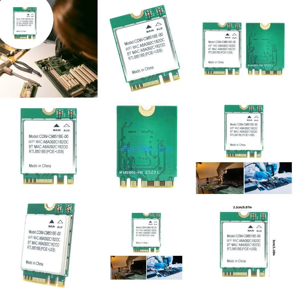 

20CE Wireless Networking Card WIFI6 Module 2.4G M.2 Gigabit Bluetooth-compatible