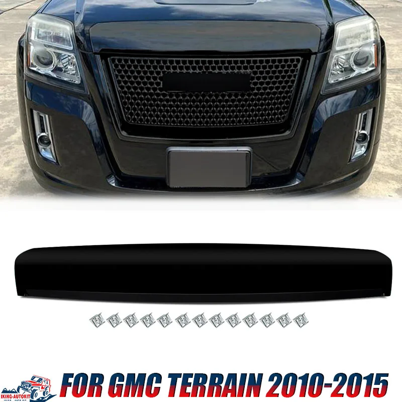 

for GMC Terrain Hood Molding Trim Moulding 2010 2011 2012 2013 2014 2015 GM1235118 22969925 Front Bumper Grille Trim Chrome