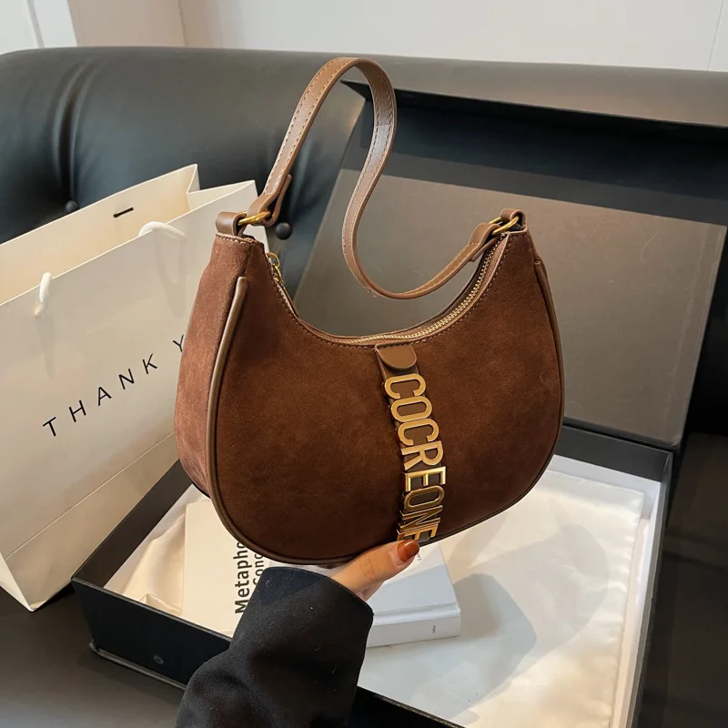 

Винтажная сумка через плечо 2025 года — женская сумка через плечо, модная маленькая сумка и сумочка, шикарный повседневный аксессуар