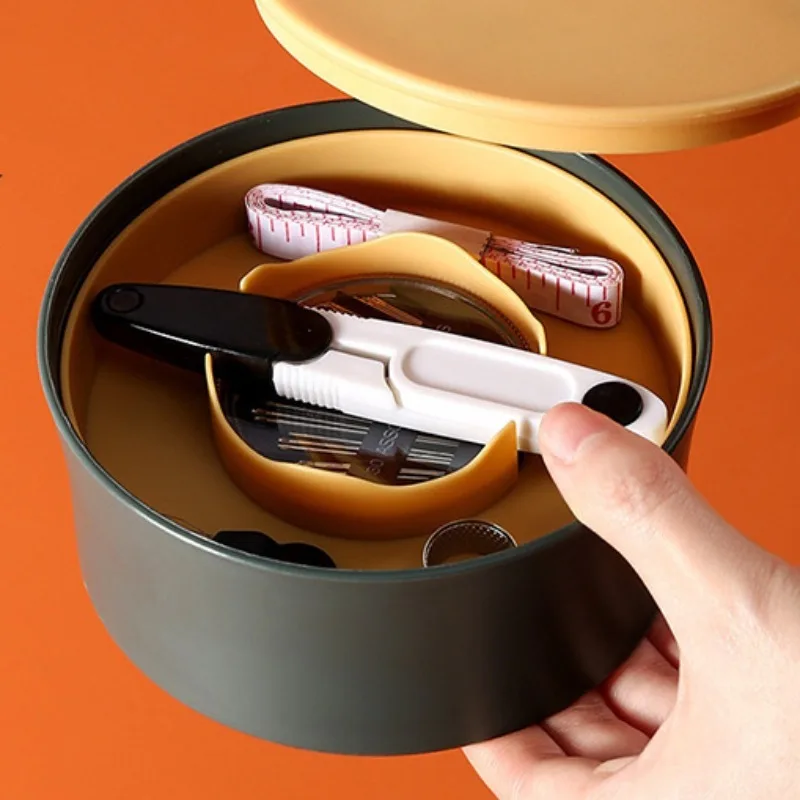 Household Button Sewing Box Set, Sewing Bag Portable Multifunctional Hand Sewing Tool
