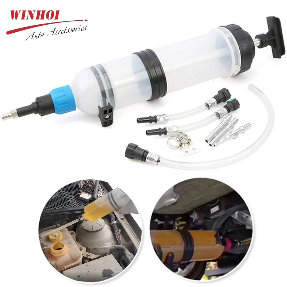 1500ml/500ml Car Oil Exchanger Pump Large Capacity  Brake Bleeder Device Car Brake Pumping Tools Oil Fluid Replacement Equipment