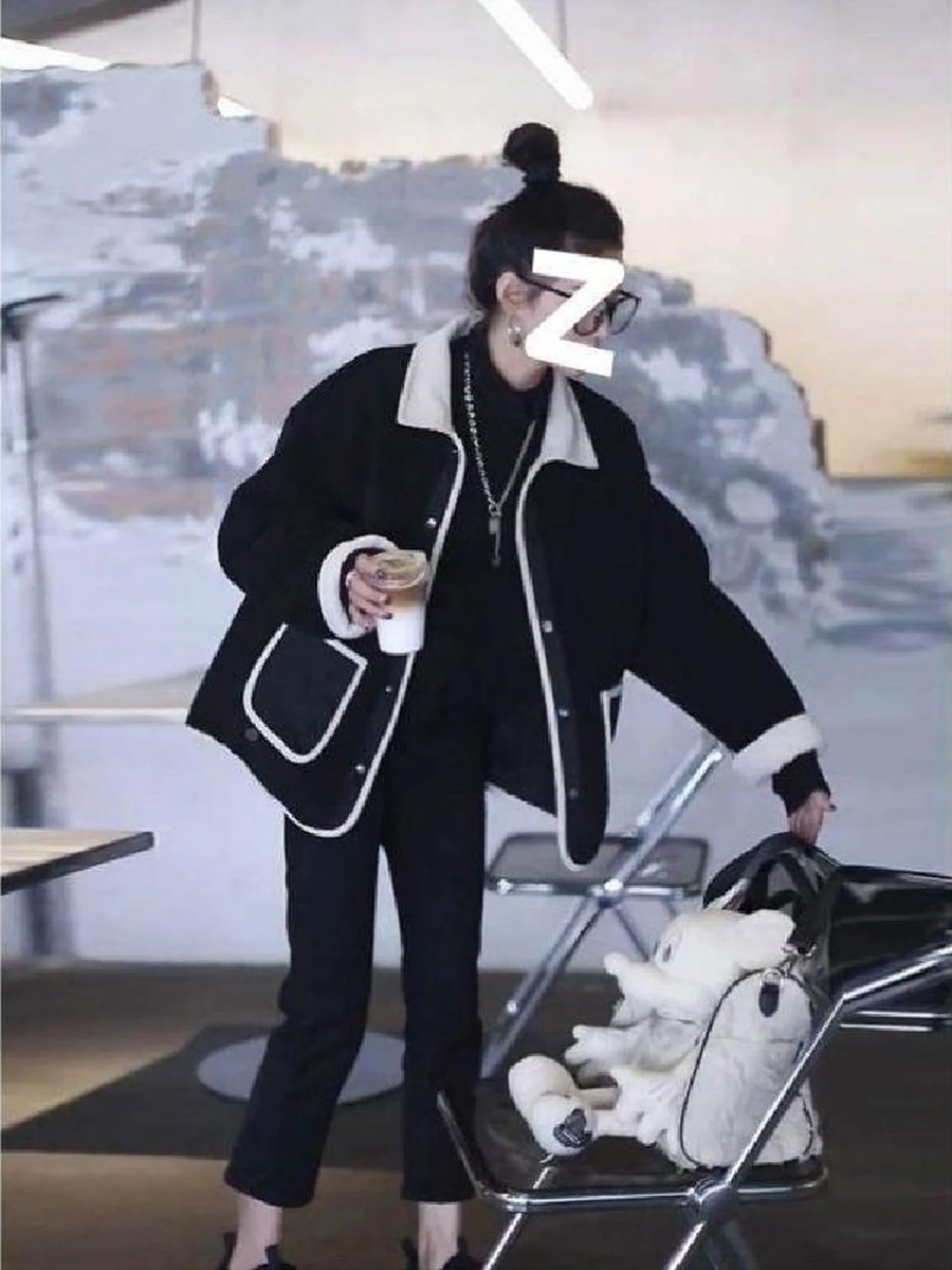 women's-winter-fur-coat-loose-fit-plus-size-inteated-leather-and-fur-tee-piece-set-versatile-sli-dancewear