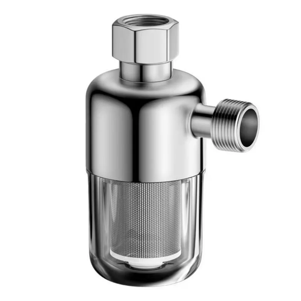 

Universal Full Copper Pre Water Filter Stainless Steel Transparent Water Purifier 4 Points Anti-scaling Spray Head Tap Heater