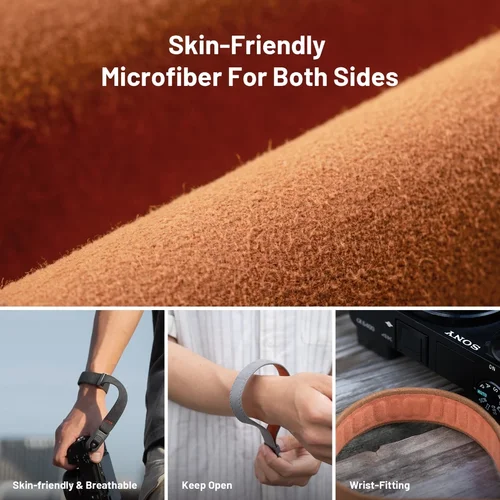 Imagen 2 del producto Correa de muñeca para cámara PGYTECH, actualización de aire para fotógrafos, correa de mano ajustable para cámara de liberación rápida para Sony Nikon Canon Gopro