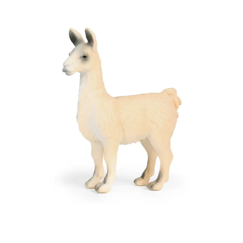 

Kids Simulation Animal Model Solid Doll Toy Alpaca Ornament Doll