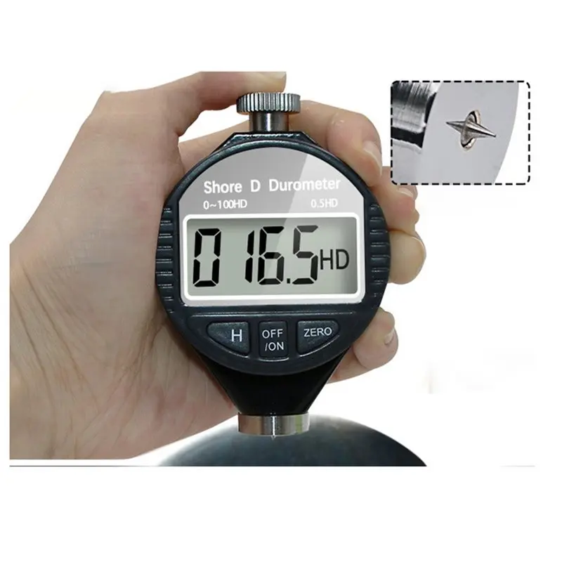 AB33-Portable Digital Hardness Tester With LCD Display For Rubber,Tire Plastic- Durometer Scale Included C