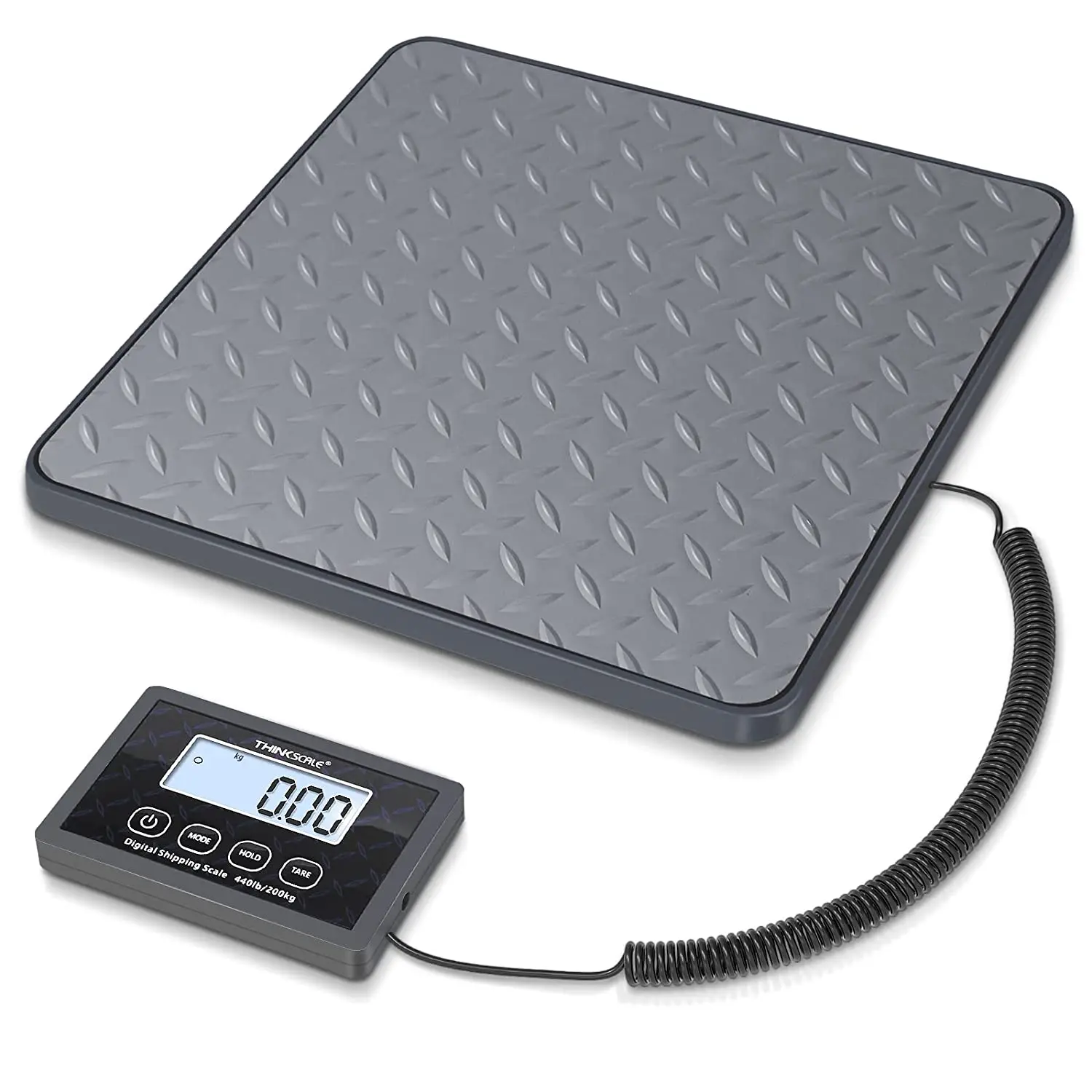 200Kg Stainless Steel LCD Mail Scale Digital Postal Transport Electronic Scale Adjustable Foot Mail Scale