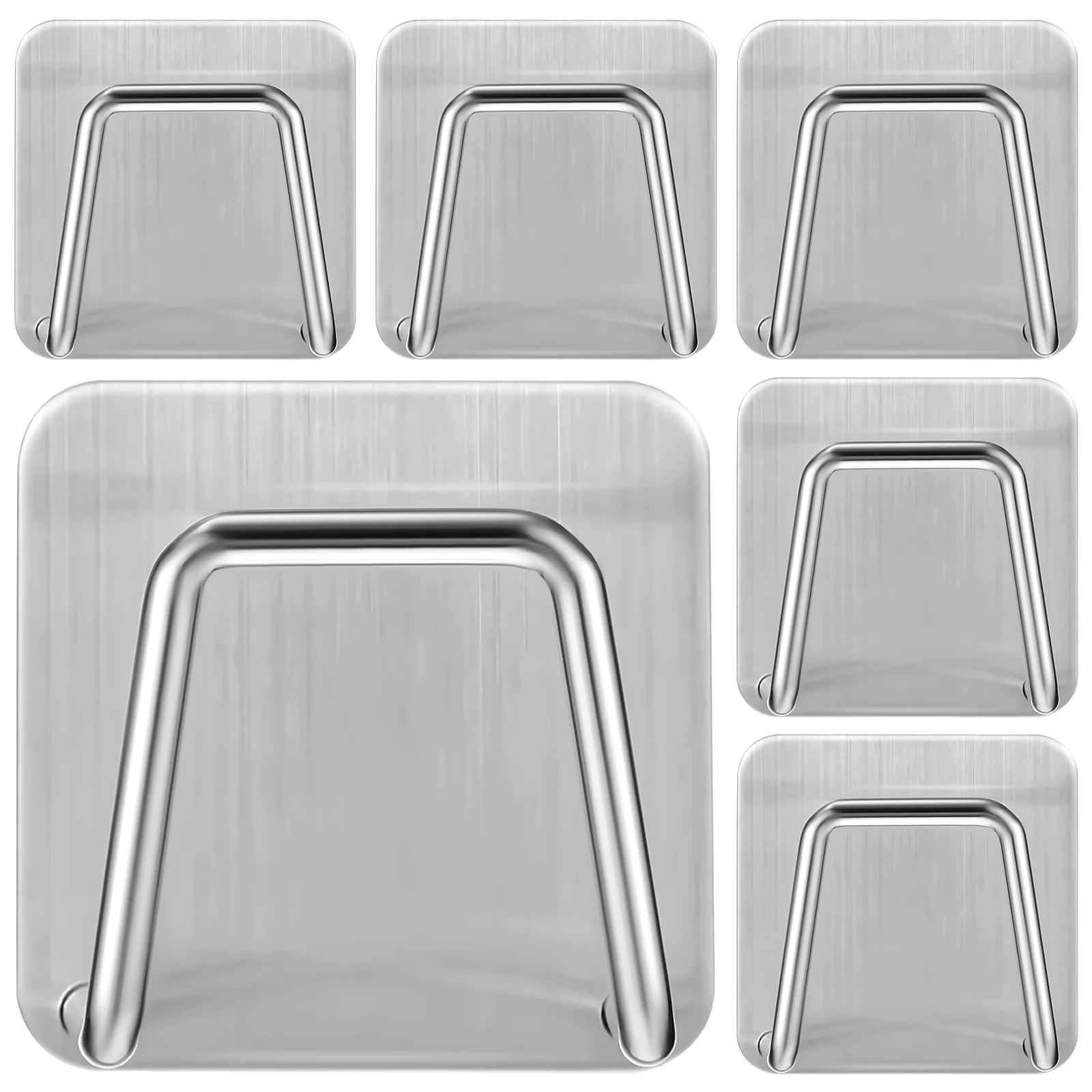 

6 Pcs Shelf Sponge Racks Stainless Steel Draining Stands Organizing Metal for Sink Holder