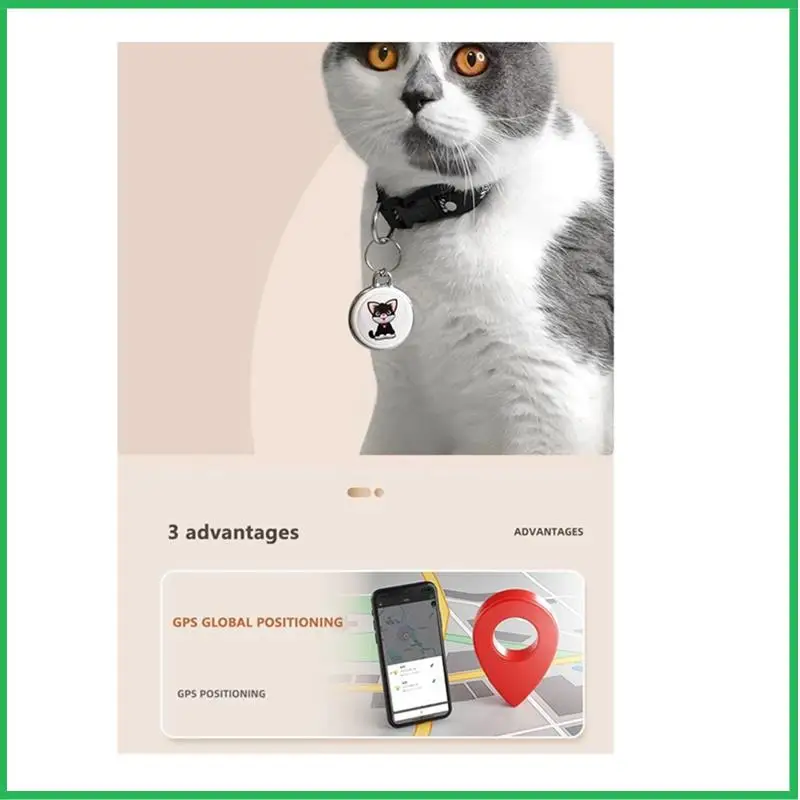 

Pet Anti Lost GPS Tracker Bluetooth Smart Wearable Waterproof Locator Real-Time Tracking Collar Find Device