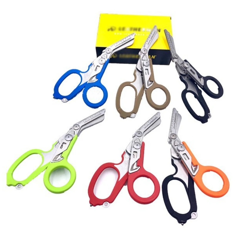 

Multifunction Scissors Raptors First Aid Expert Tactical Folding Scissors Outdoor Survival Tool Combination Tools