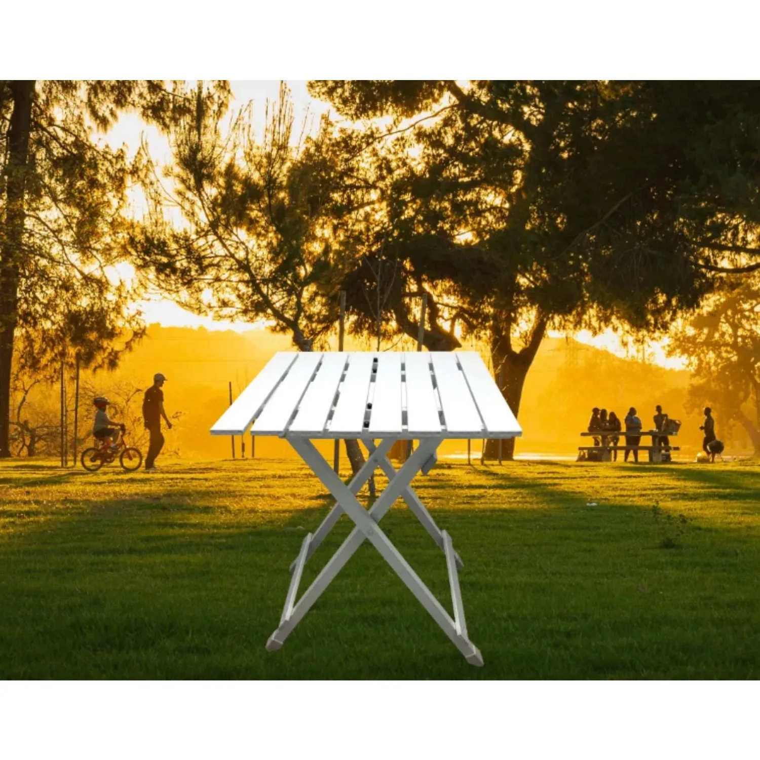 Ozark Trail Aluminum Camping Table, Silver