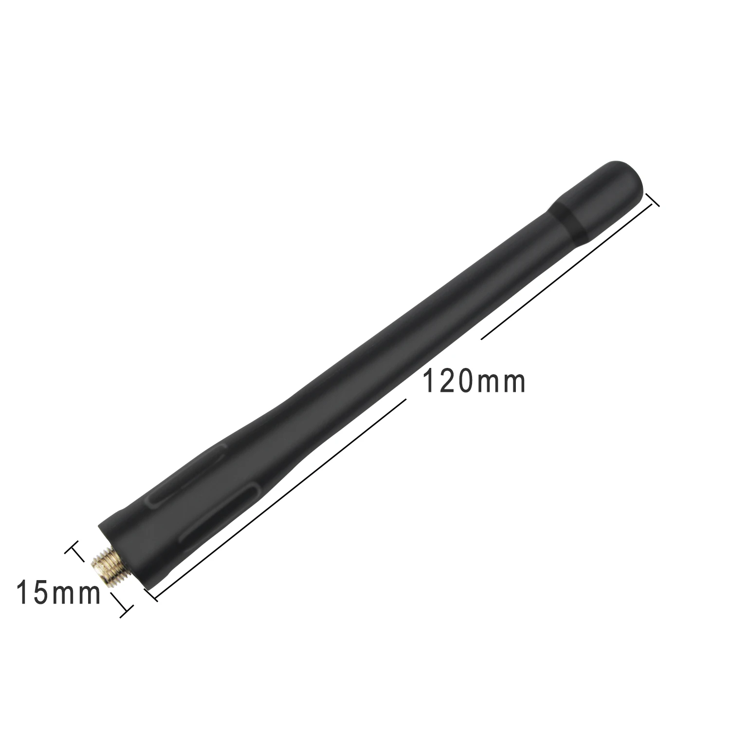 Anytone AT-D168UV Оригинальная антенна для рации FM/136-174/400-470 МГц SMA-гнездовой разъем 120 мм Короткая двусторонняя радиоантенна