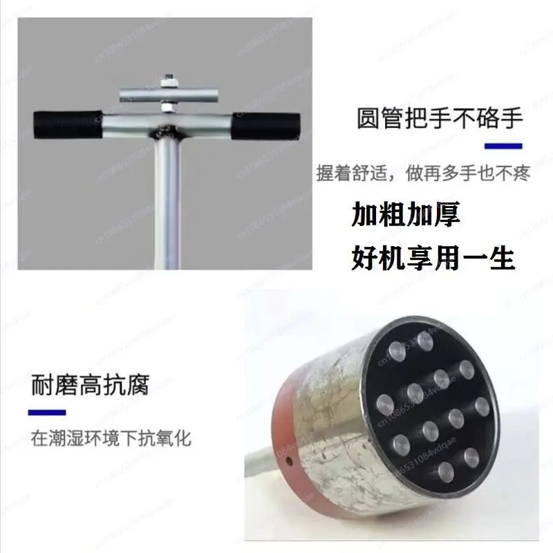 Inner Diameter 90 High 80 with Rubber Sleeve Briquetter 6 Holes Manual Honeycomb Tray Household Mould