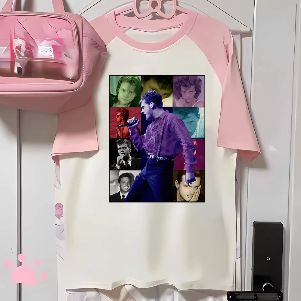 لوكس ألبرتو توب نسائي برقبة دائرية ، ملابس جرافيك ، ملابس الشارع من التيرو ، تي شيرت #4