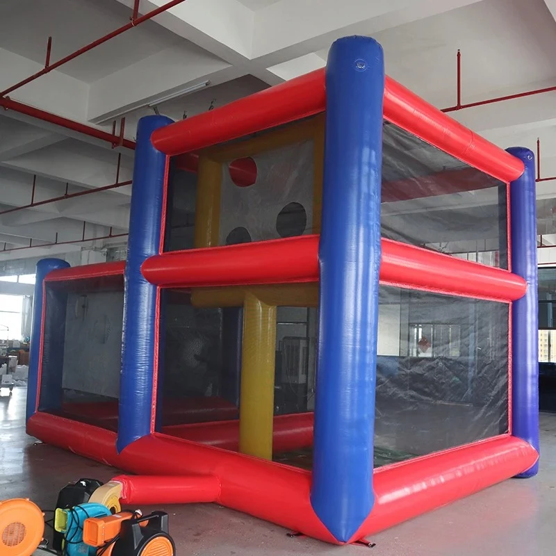 New Design Inflatable Field Goal Challenge Inflatable Rugby Football Toss Shooting Game